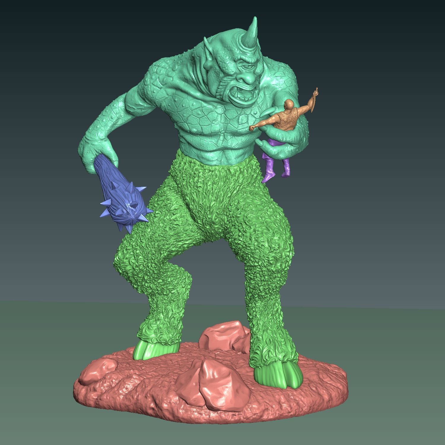 The 7th Voyage of Sinbad Cyclops 3D print model_4