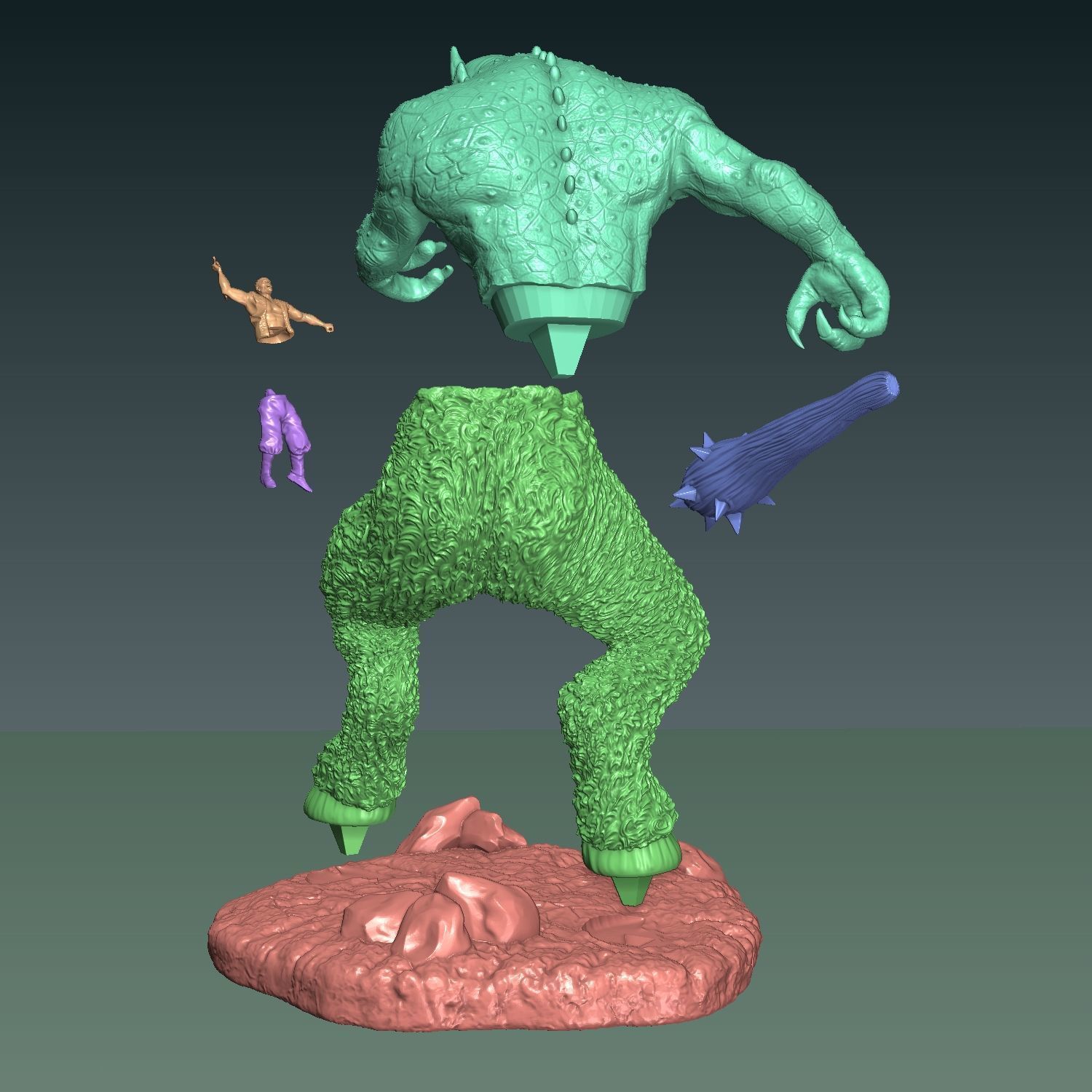 The 7th Voyage of Sinbad Cyclops 3D print model_9