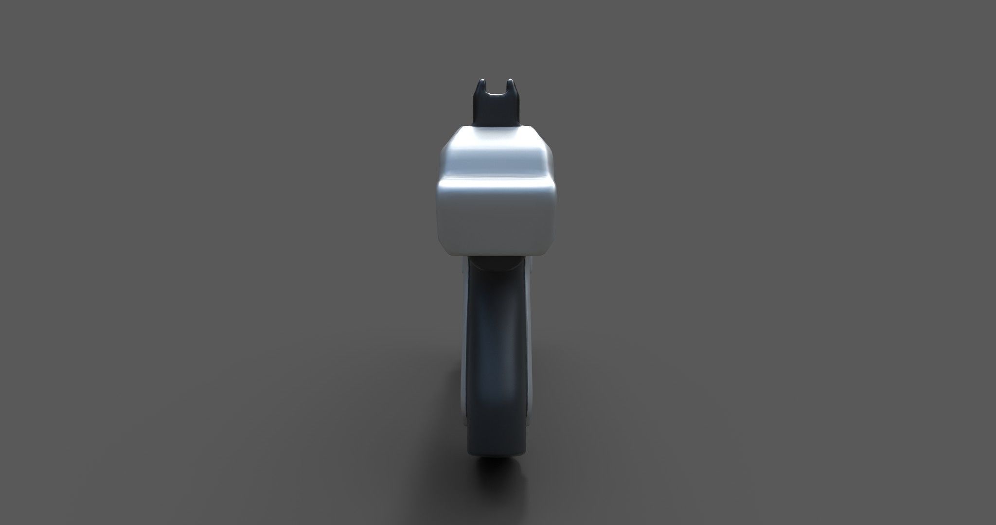 Futuristic Sci-Fi Pistol Free 3D model_26