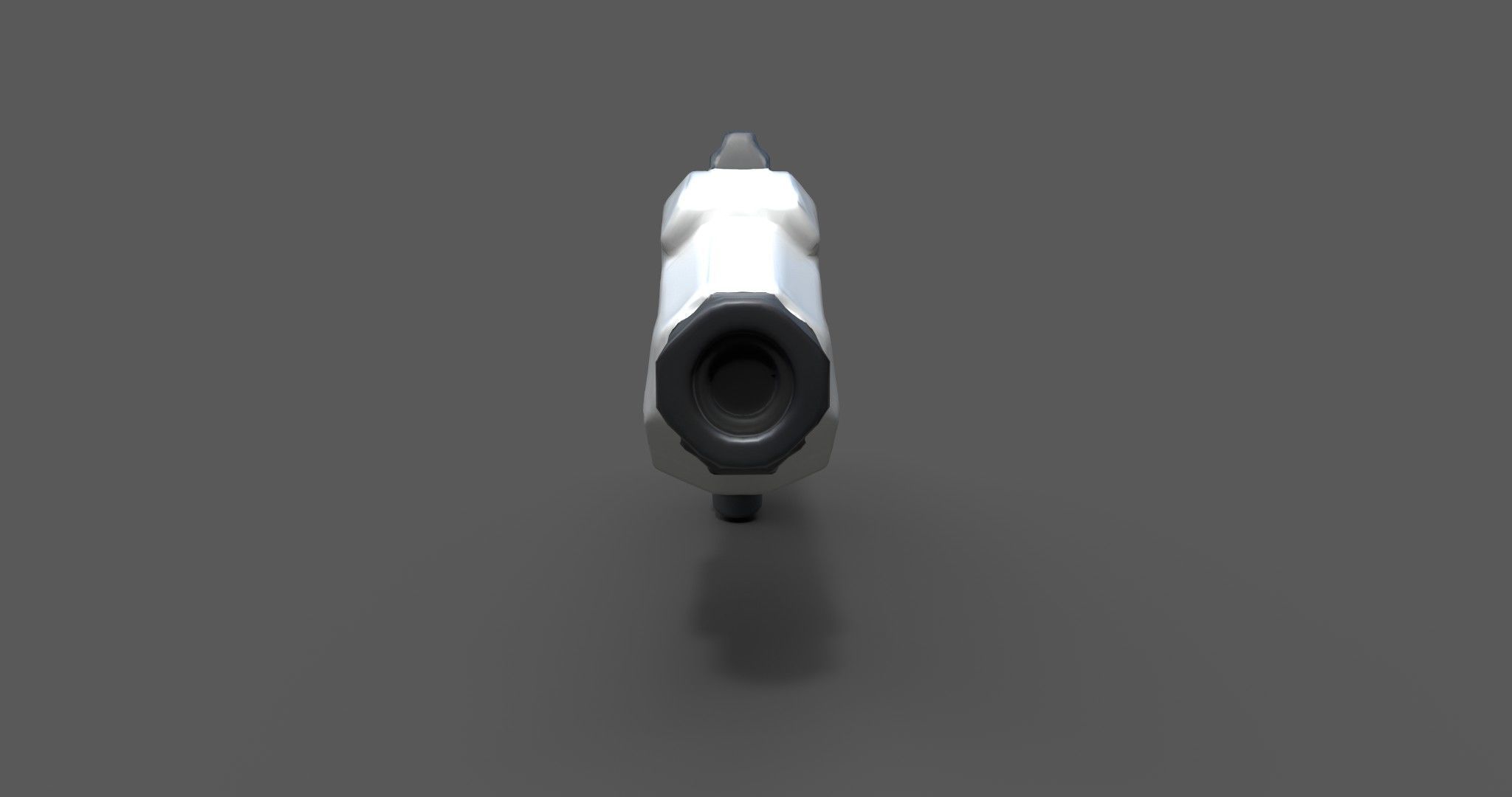 Futuristic Sci-Fi Pistol Free 3D model_3
