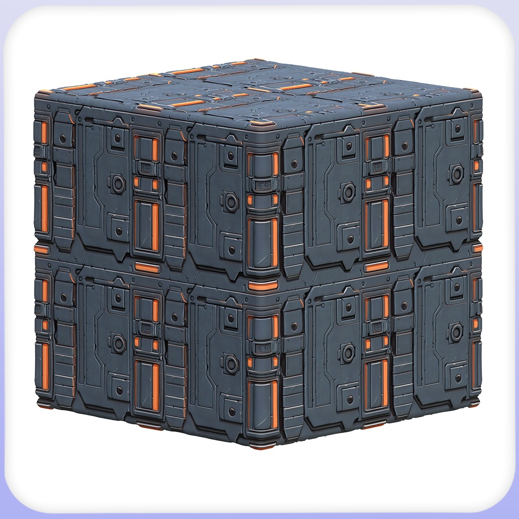 SciFi Seamless Texture Texture_6