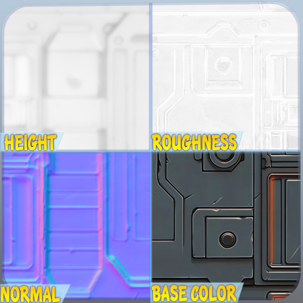 SciFi Seamless Texture Texture_1