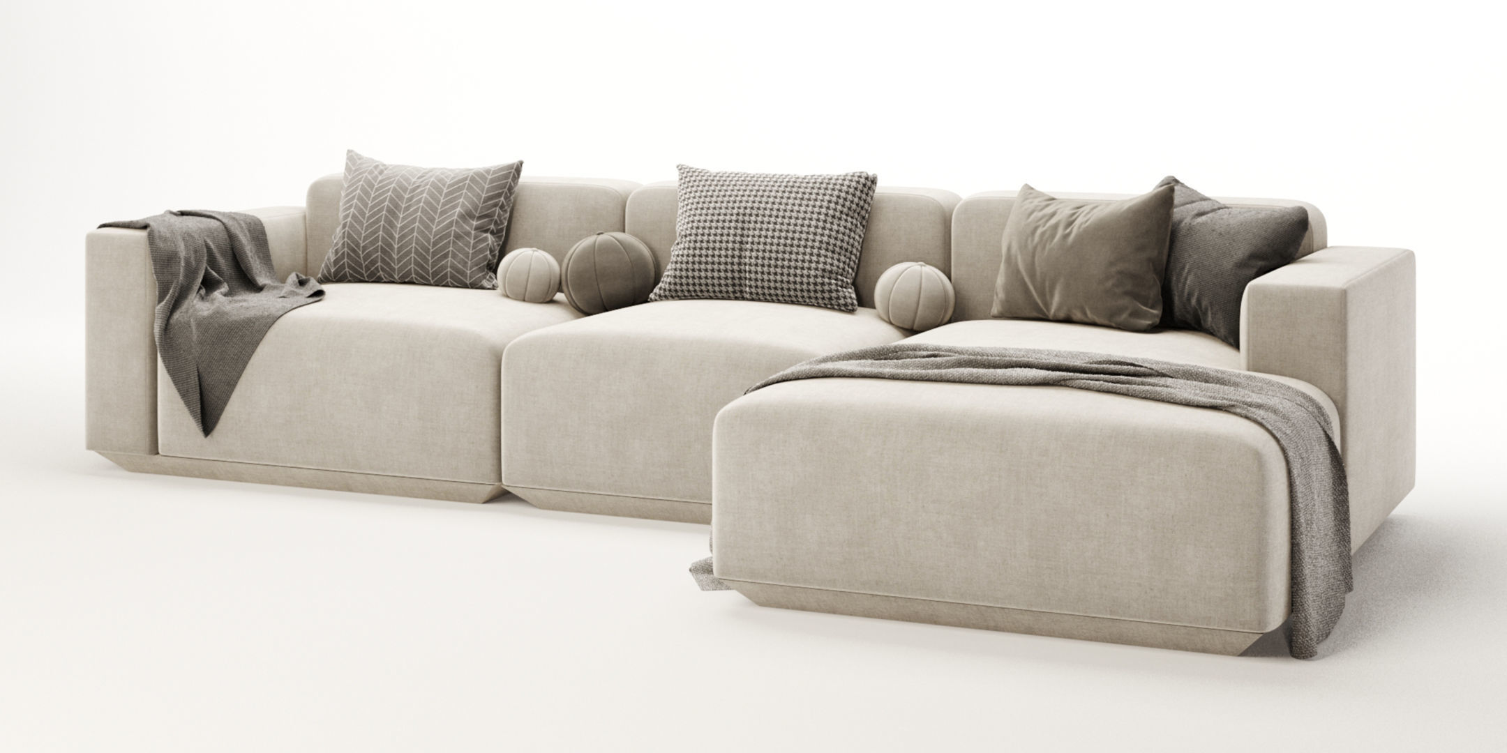 Develius corner sofa 3D model_3