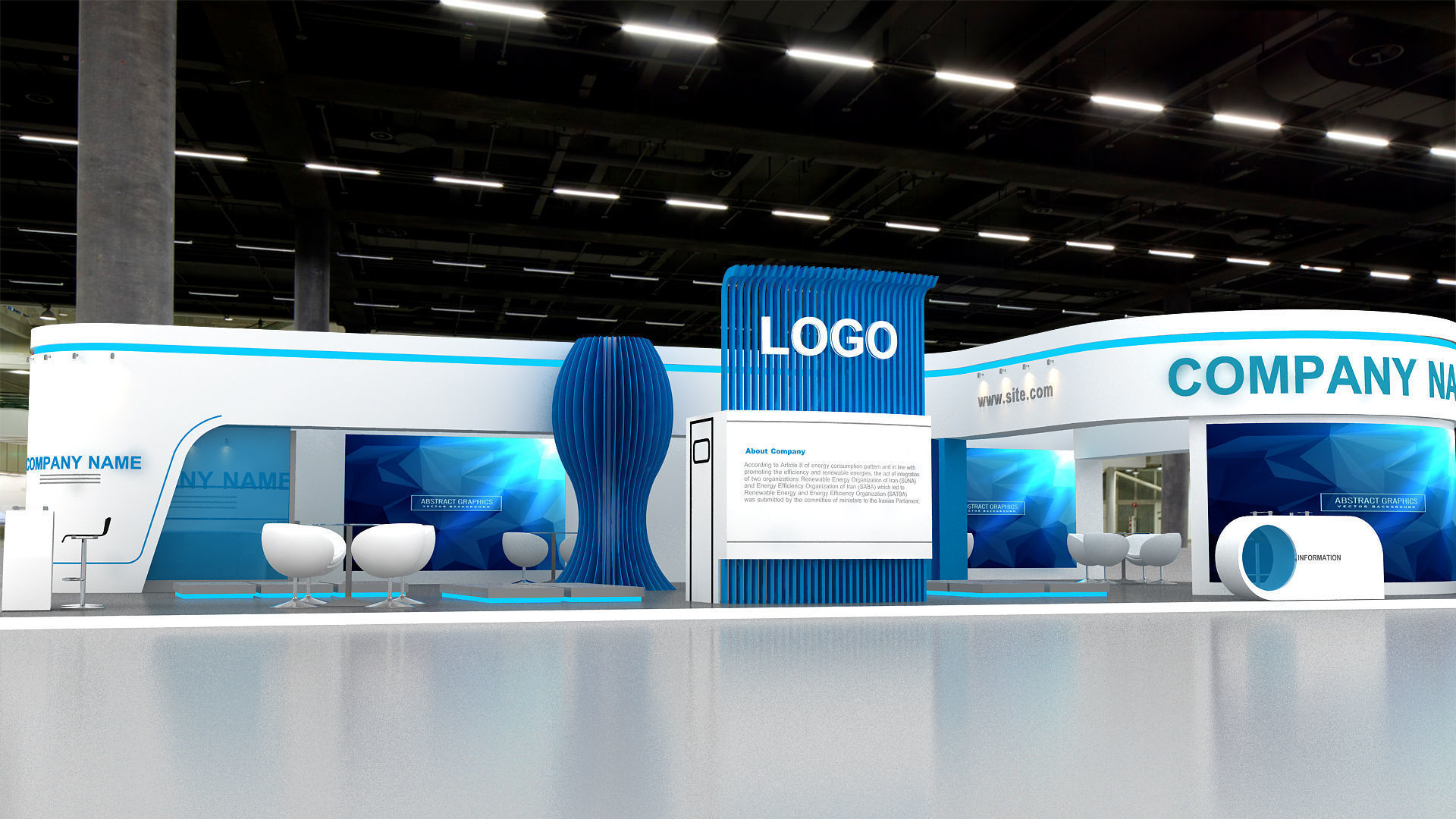 3D Exhibition 3D model_1