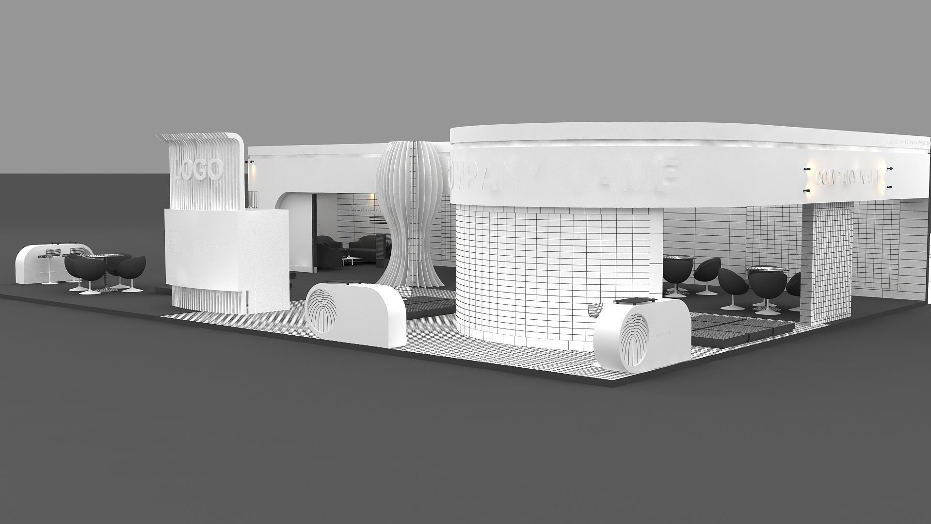 3D Exhibition 3D model_8