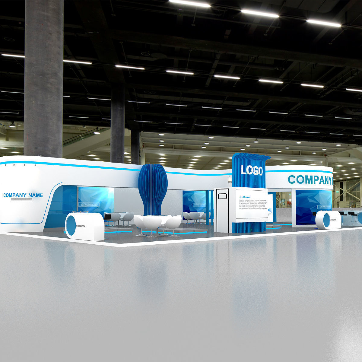 3D Exhibition 3D model_5