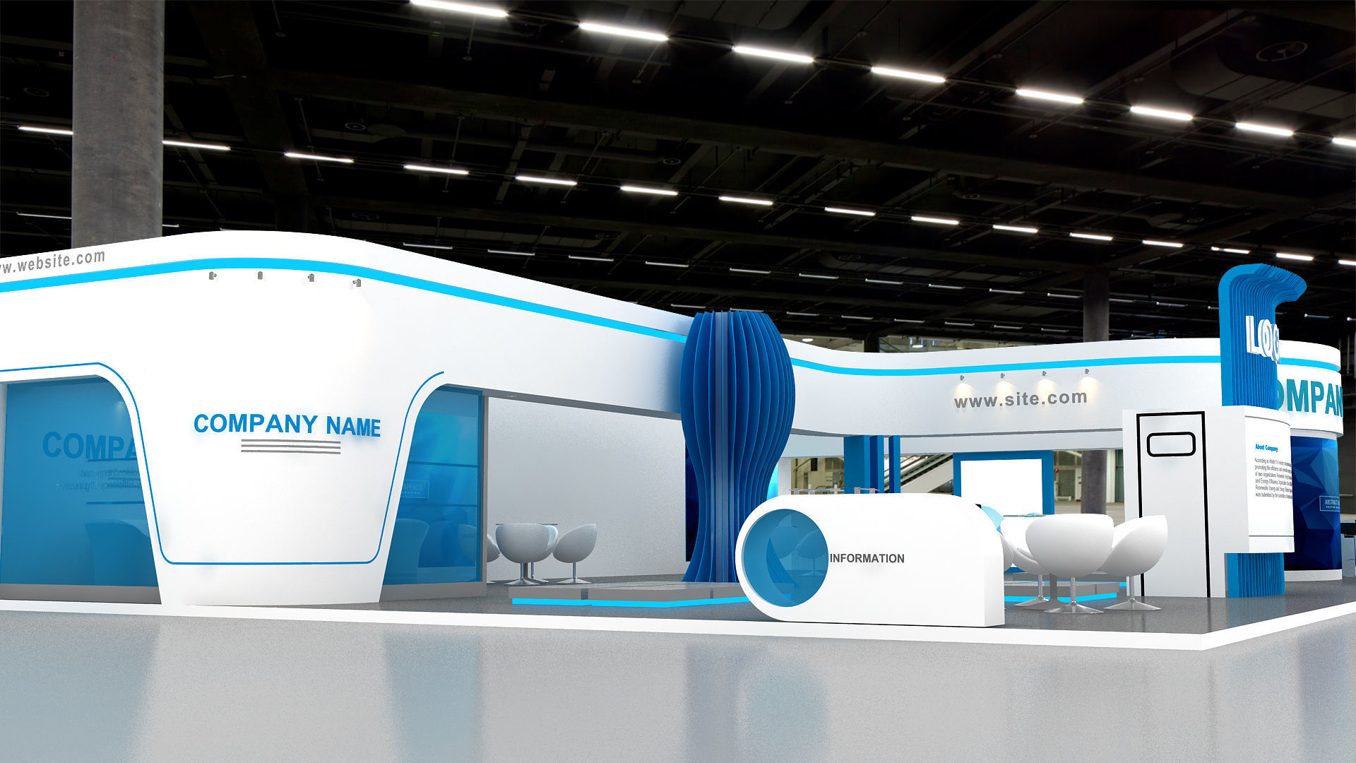 3D Exhibition 3D model_3