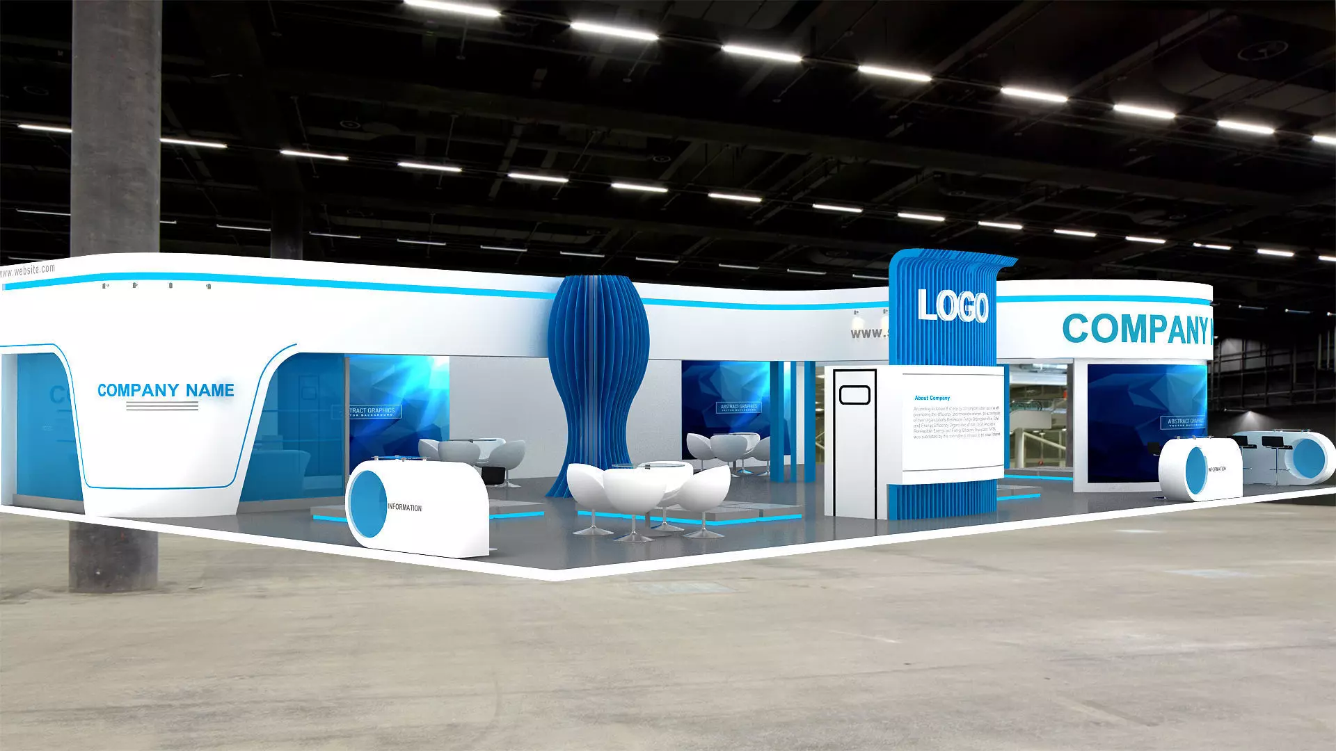 3D Exhibition 3D model_0