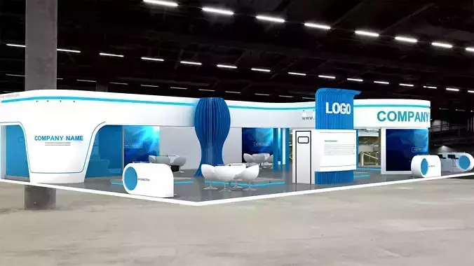 3D Exhibition 3D model