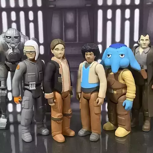skeleton crew star wars vintage toy kenner 3D print model