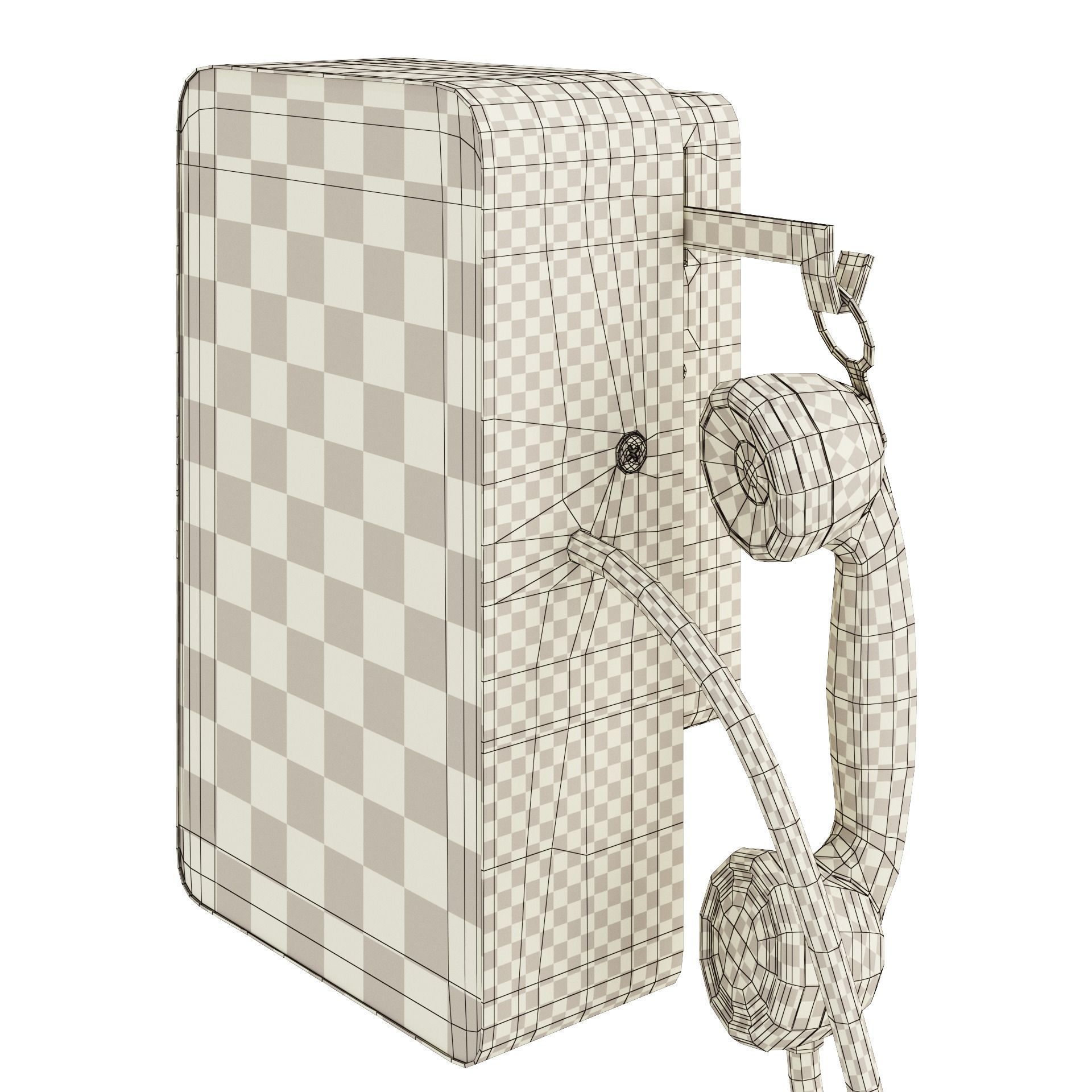 Payphone AMT-47 v2 3D model_9