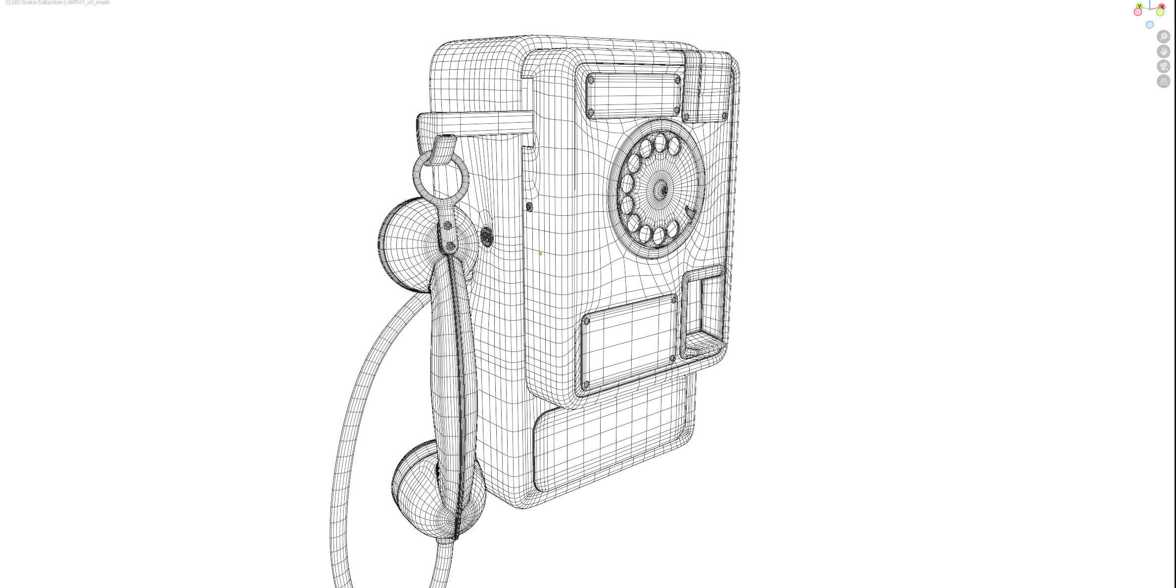 Payphone AMT-47 v2 3D model_16