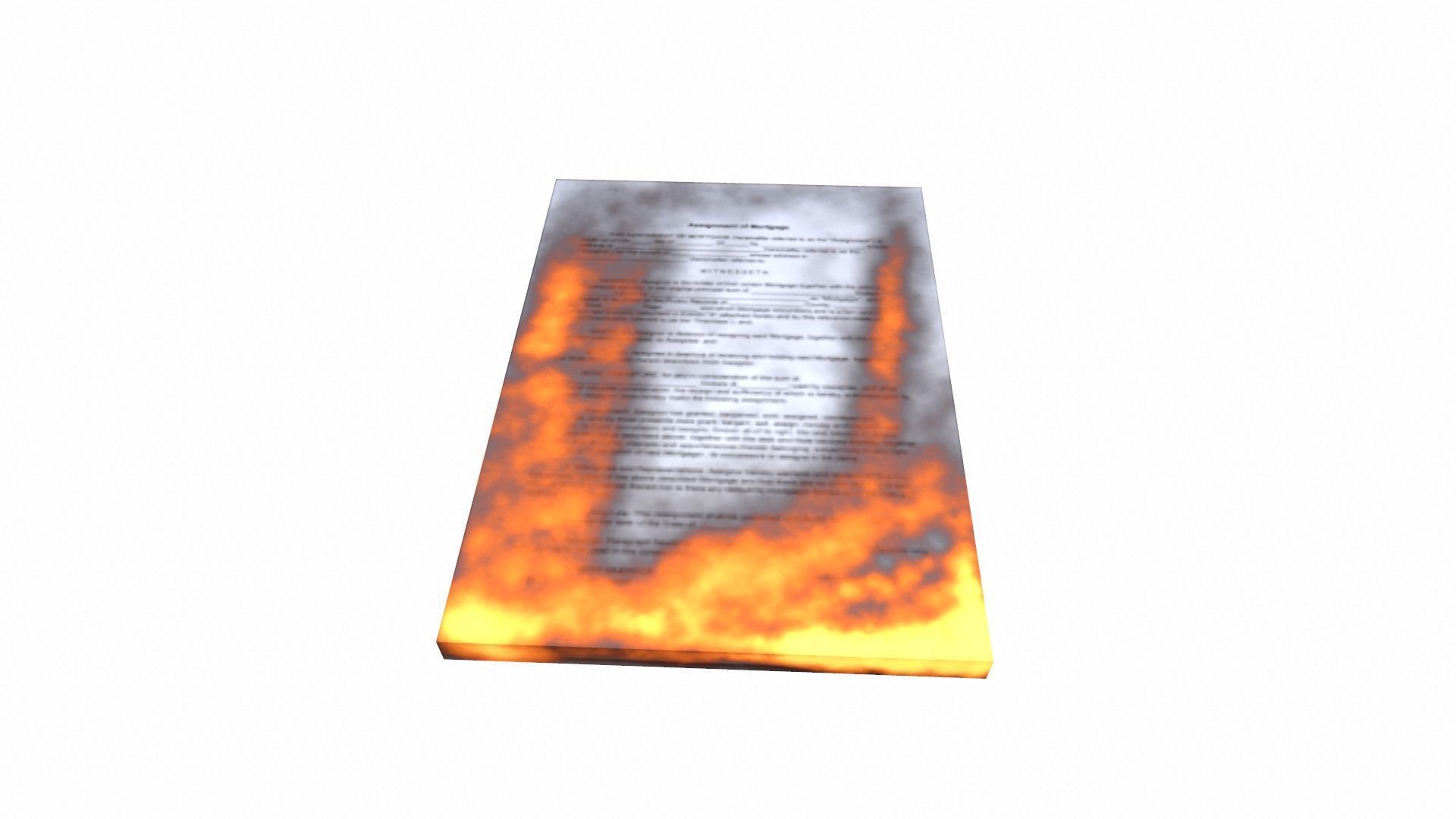 Old Books And Burned Books Pack Low-poly 3D Low-poly 3D model_2