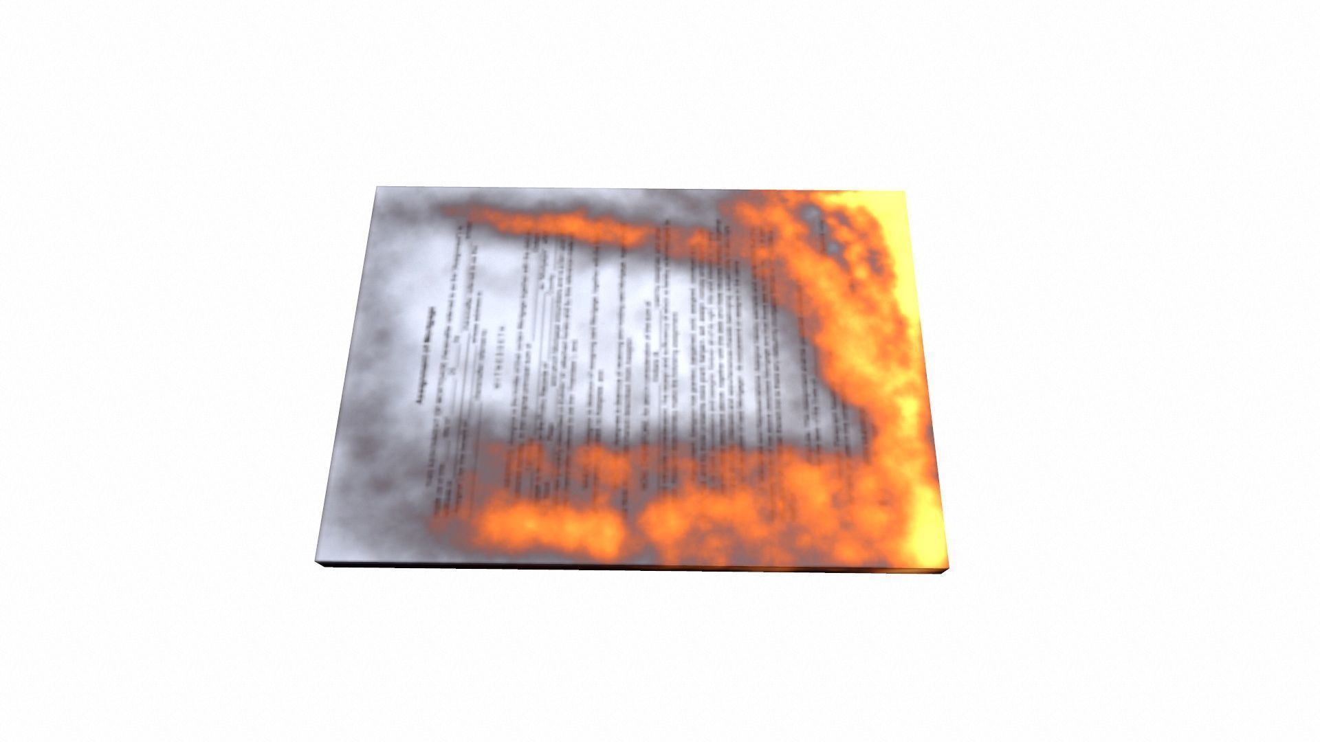 Old Books And Burned Books Pack Low-poly 3D Low-poly 3D model_6