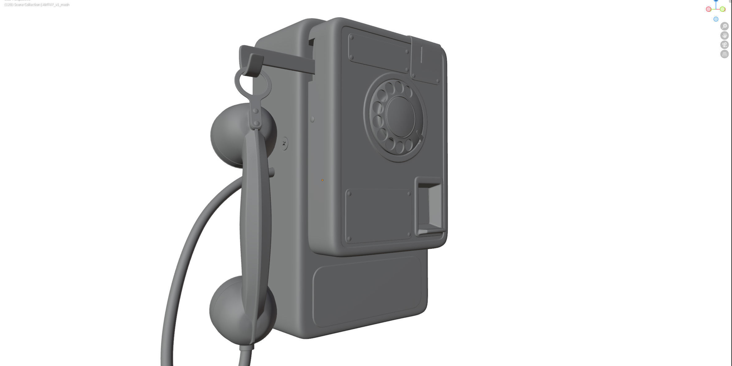 Payphone AMT-47 v1 3D model_17