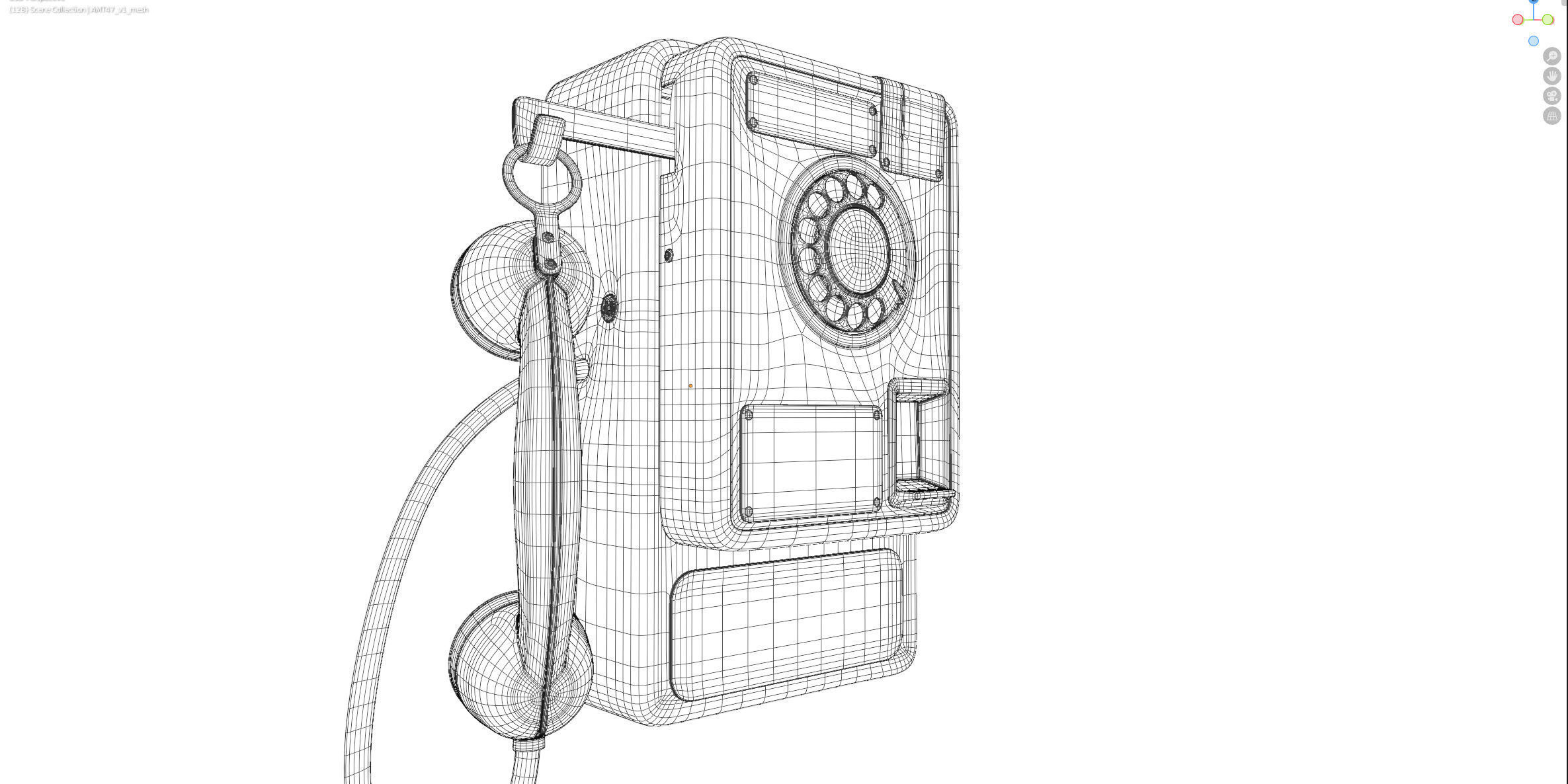 Payphone AMT-47 v1 3D model_16