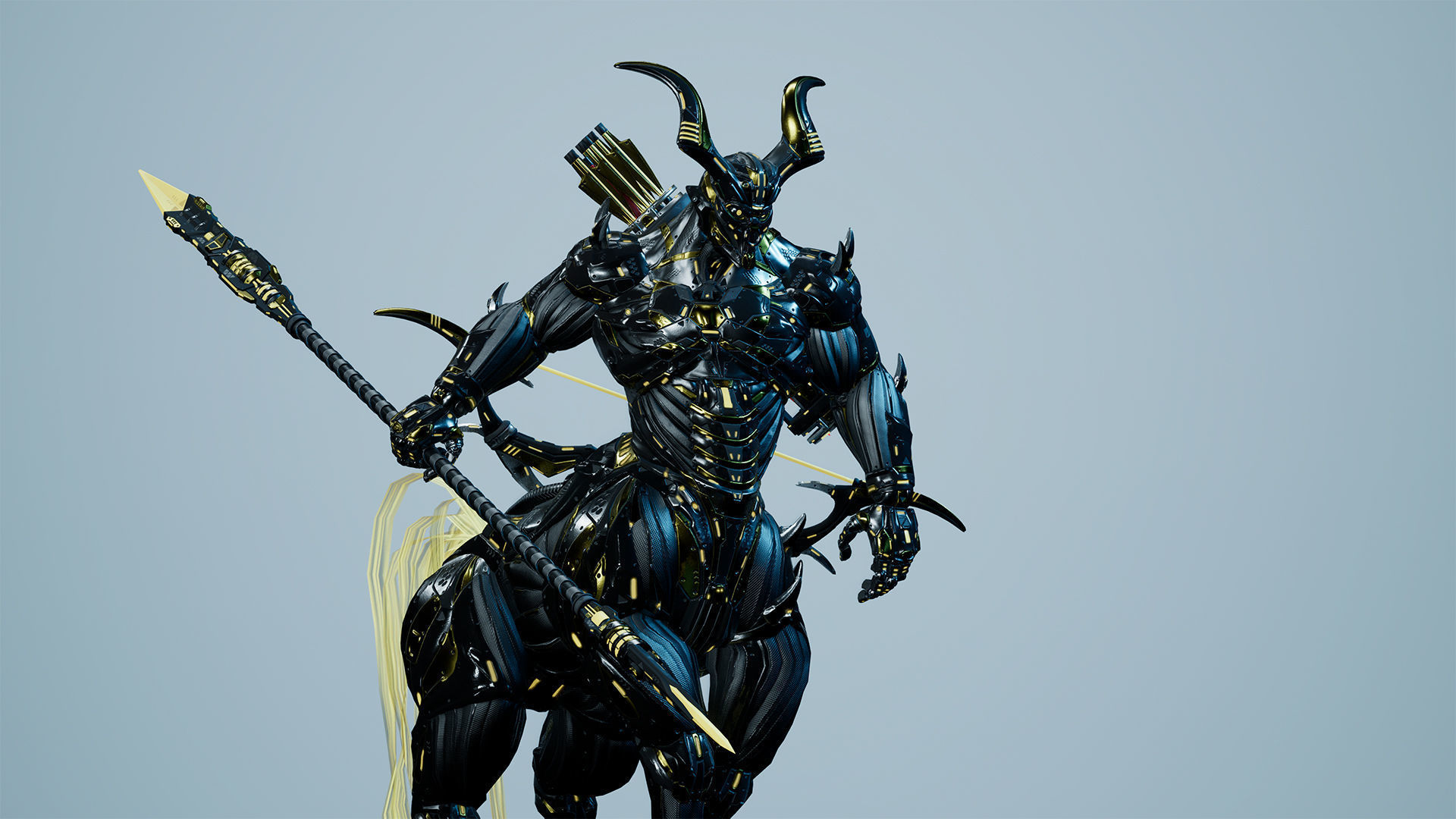 Sci-Fi Centaur Low-poly 3D model_18