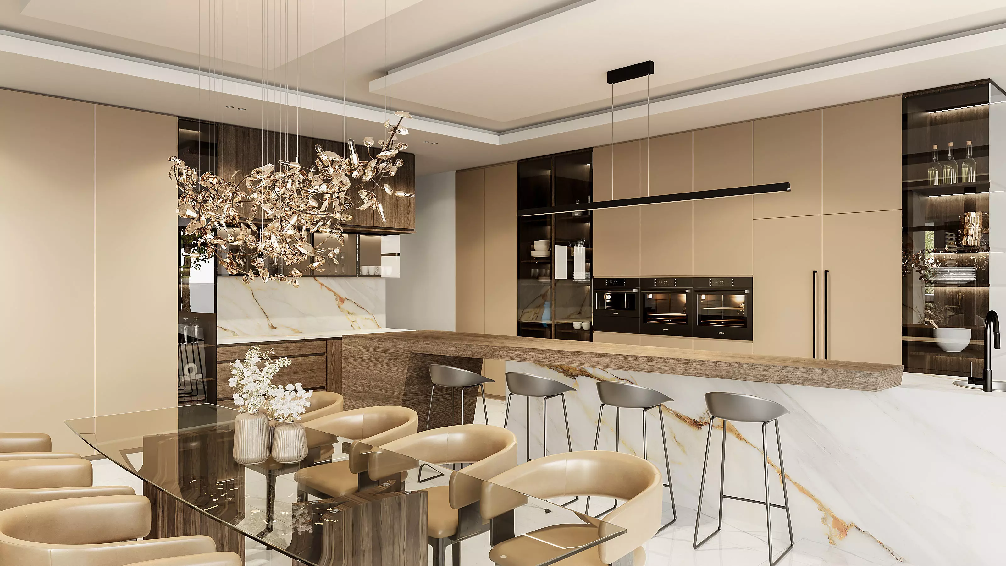 Interior Modern House 3D model_0