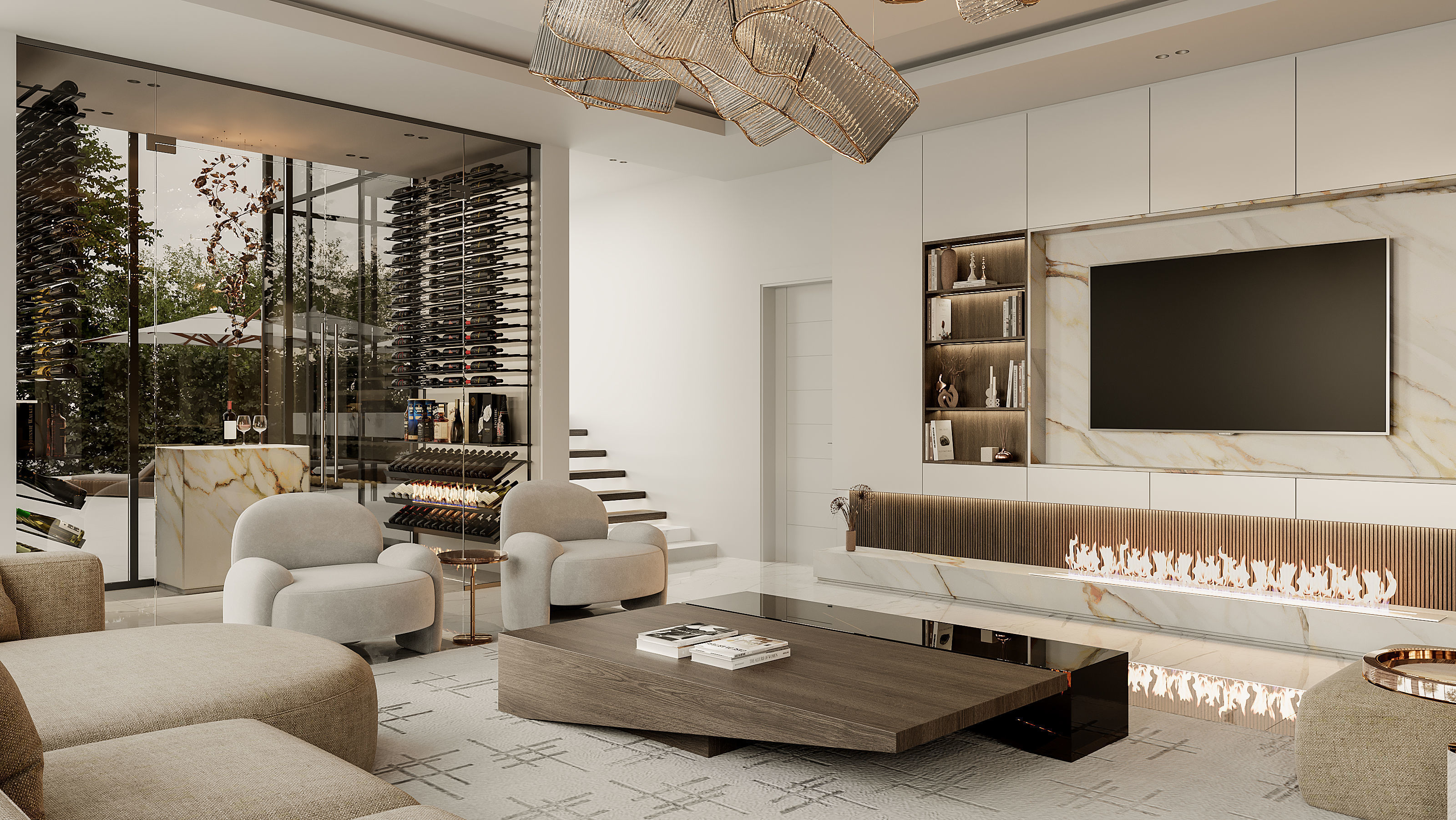 Interior Modern House 3D model_3