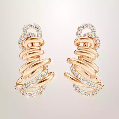 Rose gold de GRISOGONO Earrings