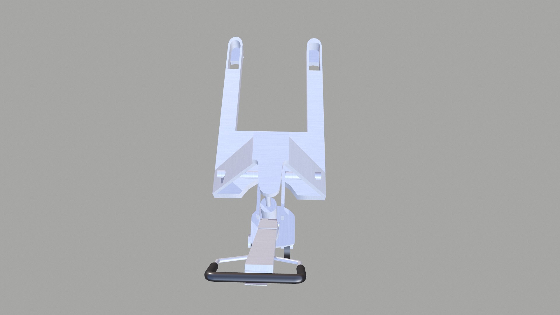 Transport Trolley Low-poly 3D model_4