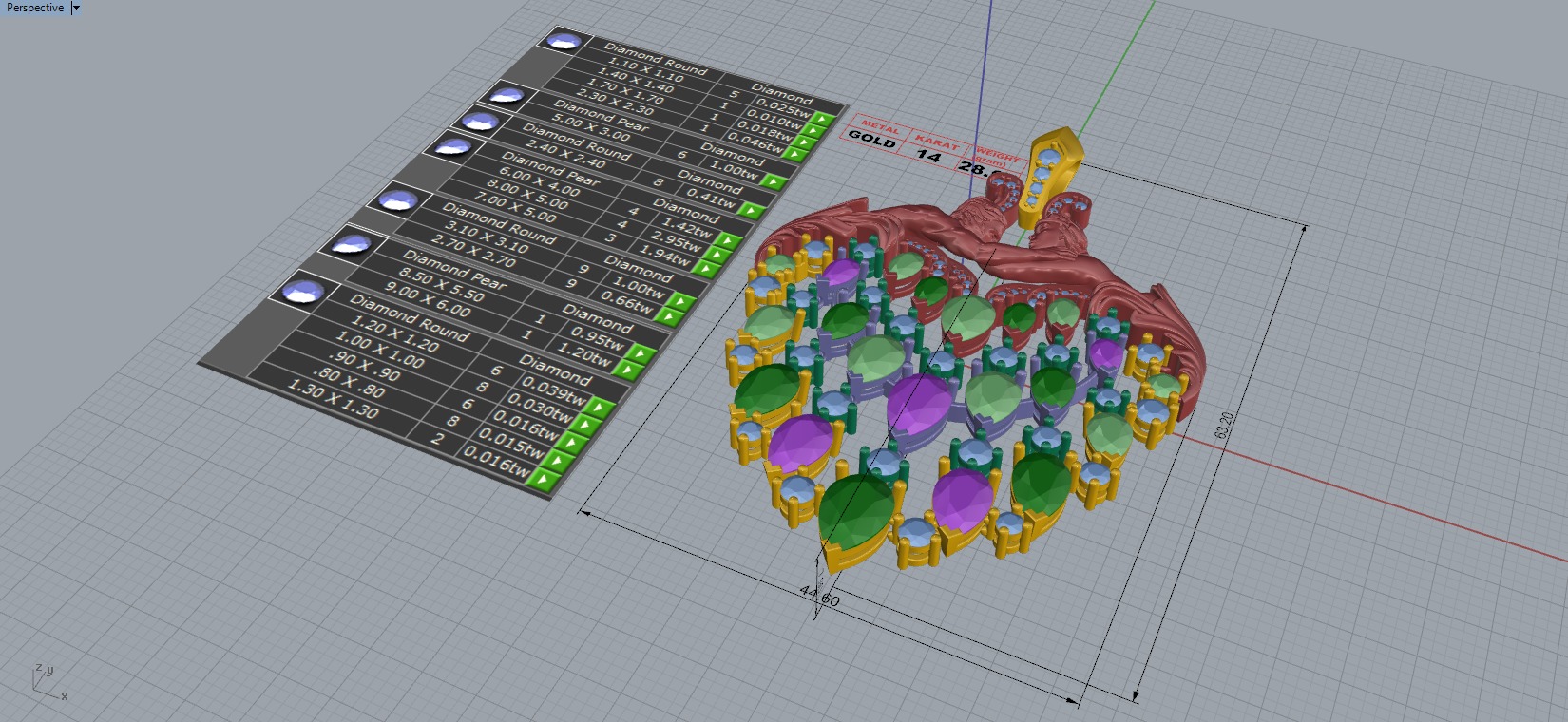 Magerit presents Eternal Collection Pendant Juliet 3D print model_6