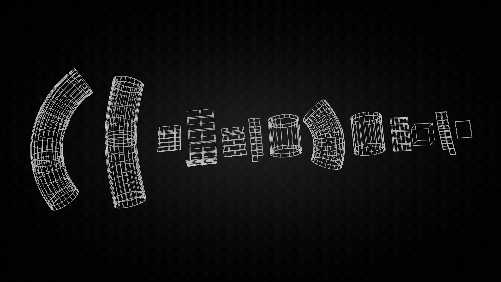 Low Poly Modular Parkour Kit Low-poly 3D model_6