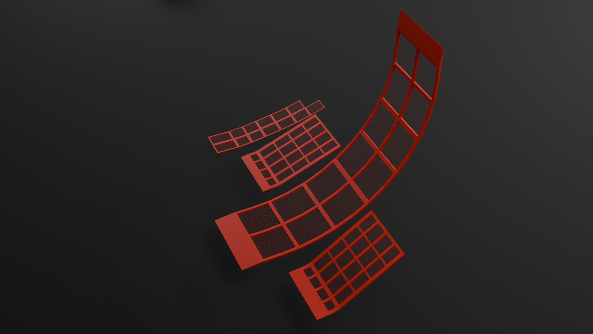 Low Poly Modular Parkour Kit Low-poly 3D model_3