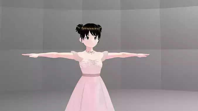 Shizuka minamoto 3D model