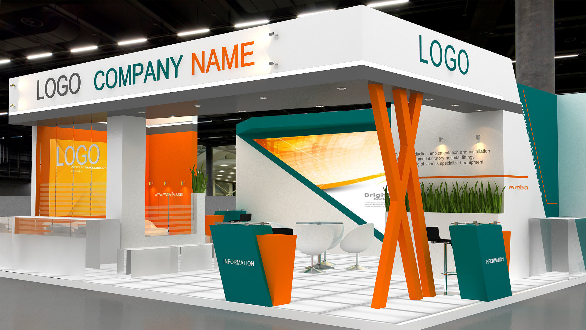 3D Model Exhibition 3D model_2