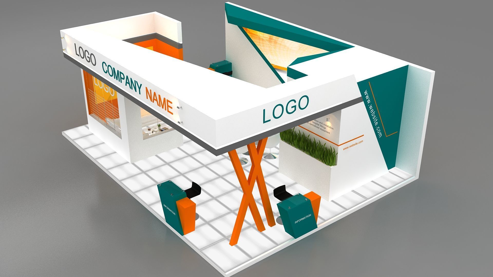 3D Model Exhibition 3D model_4