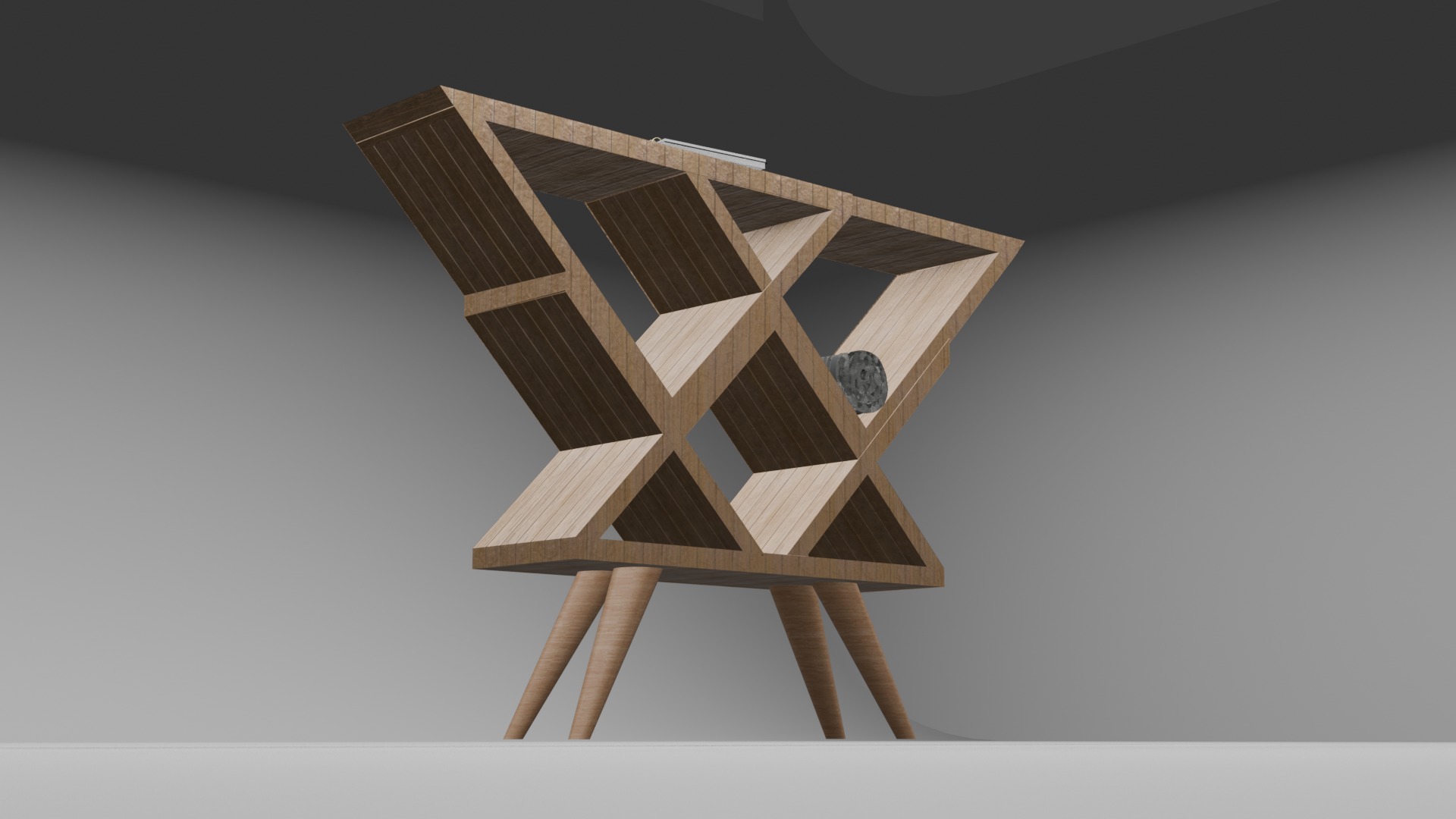 Shelf 3D model_2