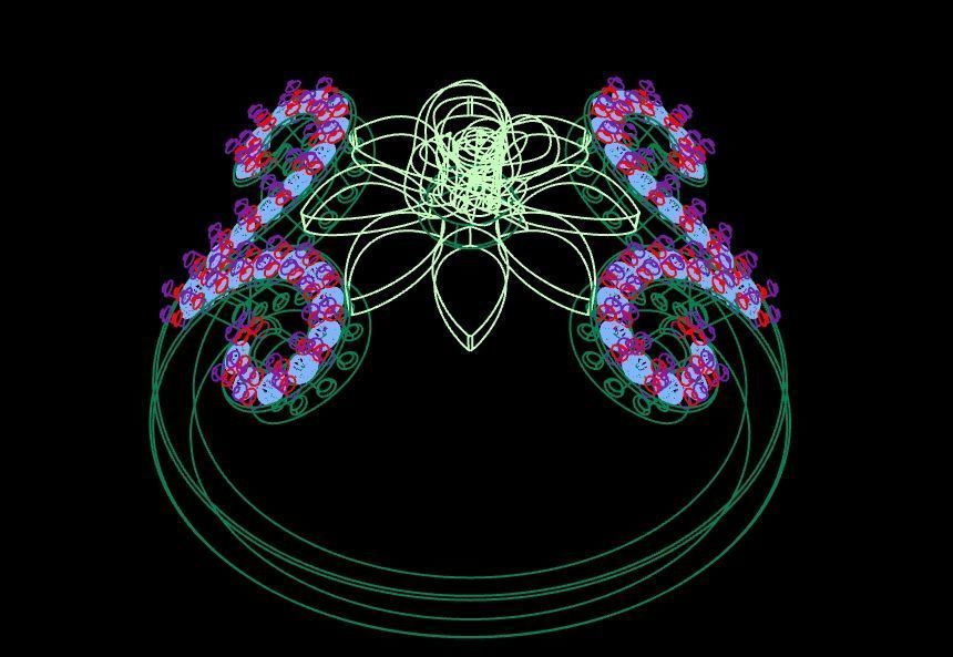 Diamond Rose Ring RG08 3D print model_8