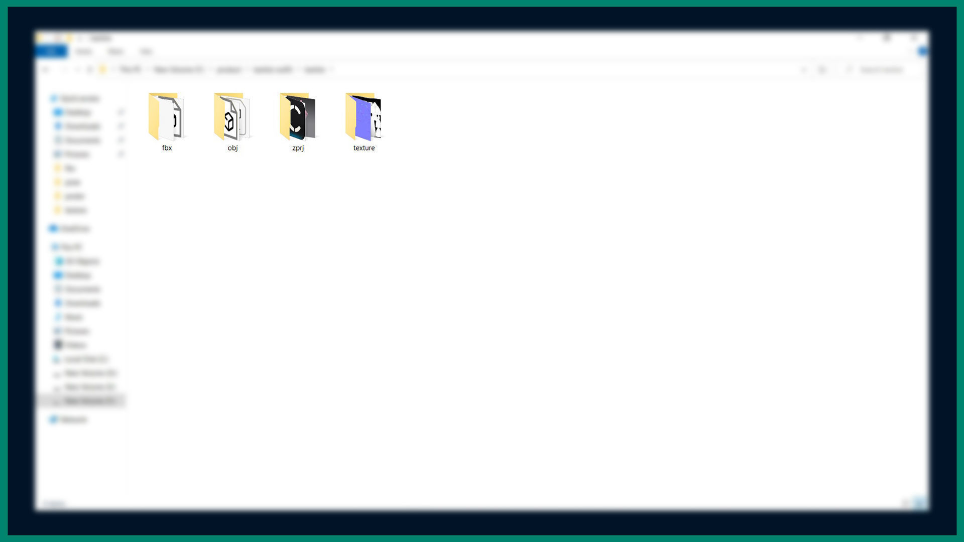 female samurai outfit with texture 3D model_6