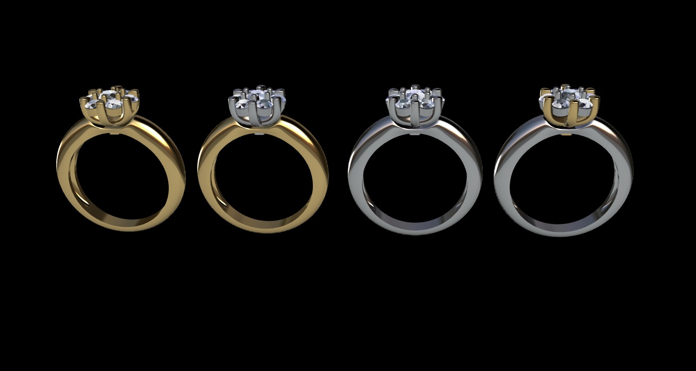 Engagement ring  Free 3D print model_6