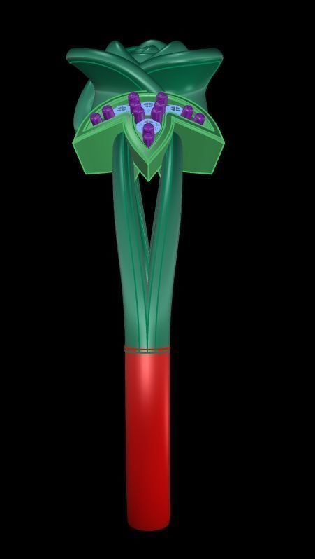 Diamond Rose Ring RG11 3D print model_6