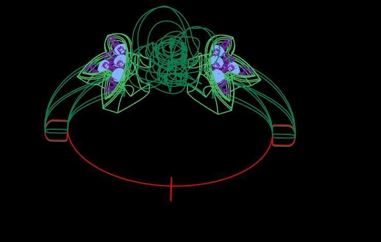 Diamond Rose Ring RG11 3D print model_8