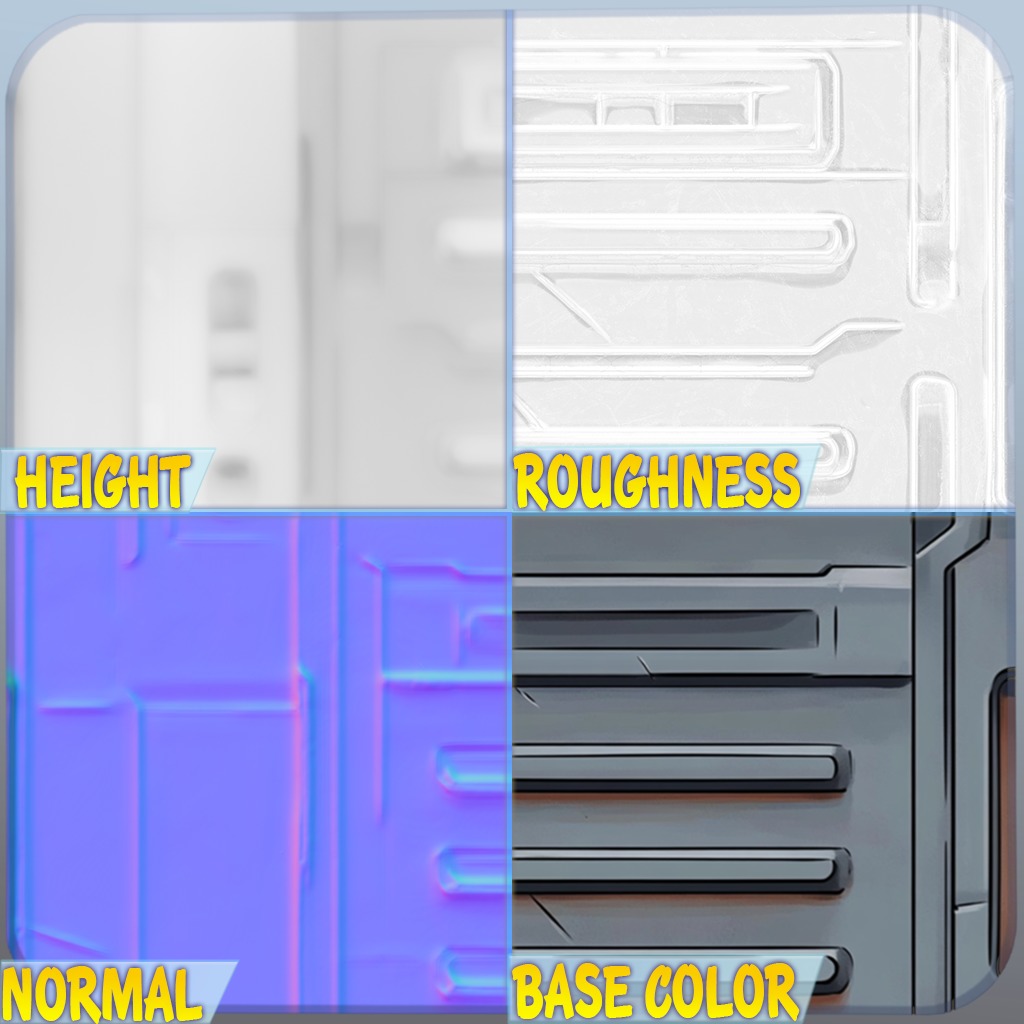 SciFi Seamless Texture Texture_1