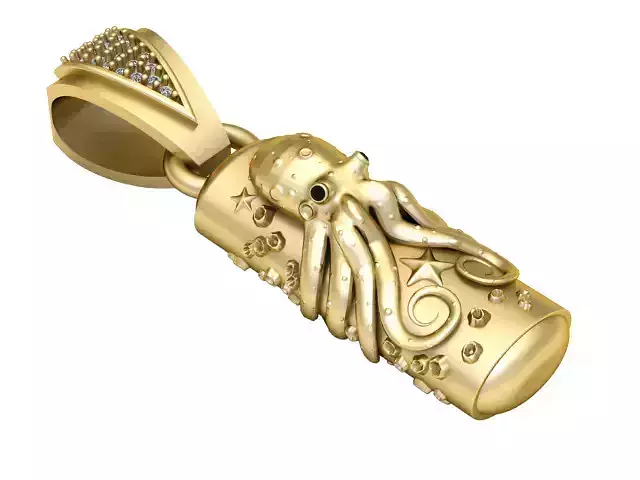 OCTOPUS INSCECT PENDANT 3D PRINTABLE MODEL 