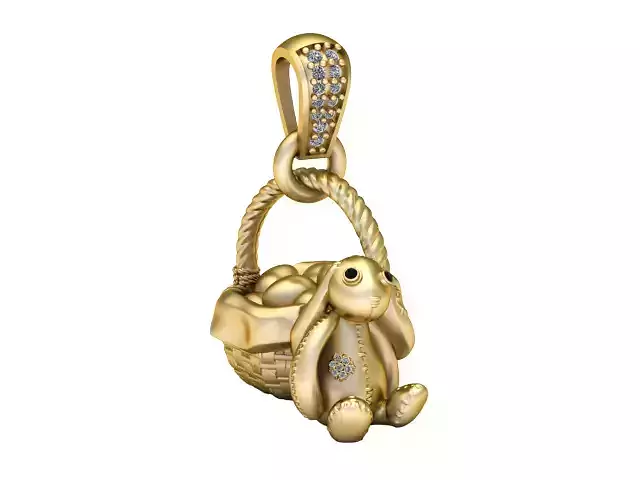 ANIMAL GOLD PENDANT 3D PRINTABLE MODEL 