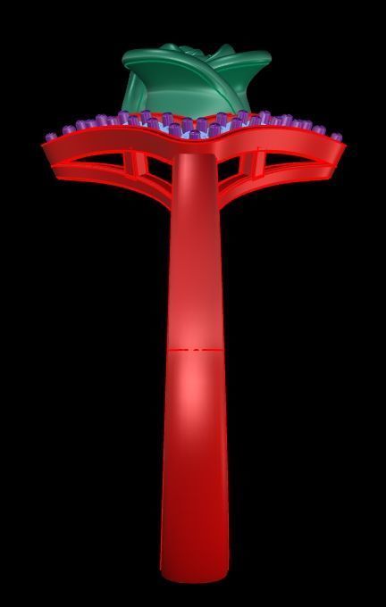 Diamond Rose Ring RG12 3D print model_5