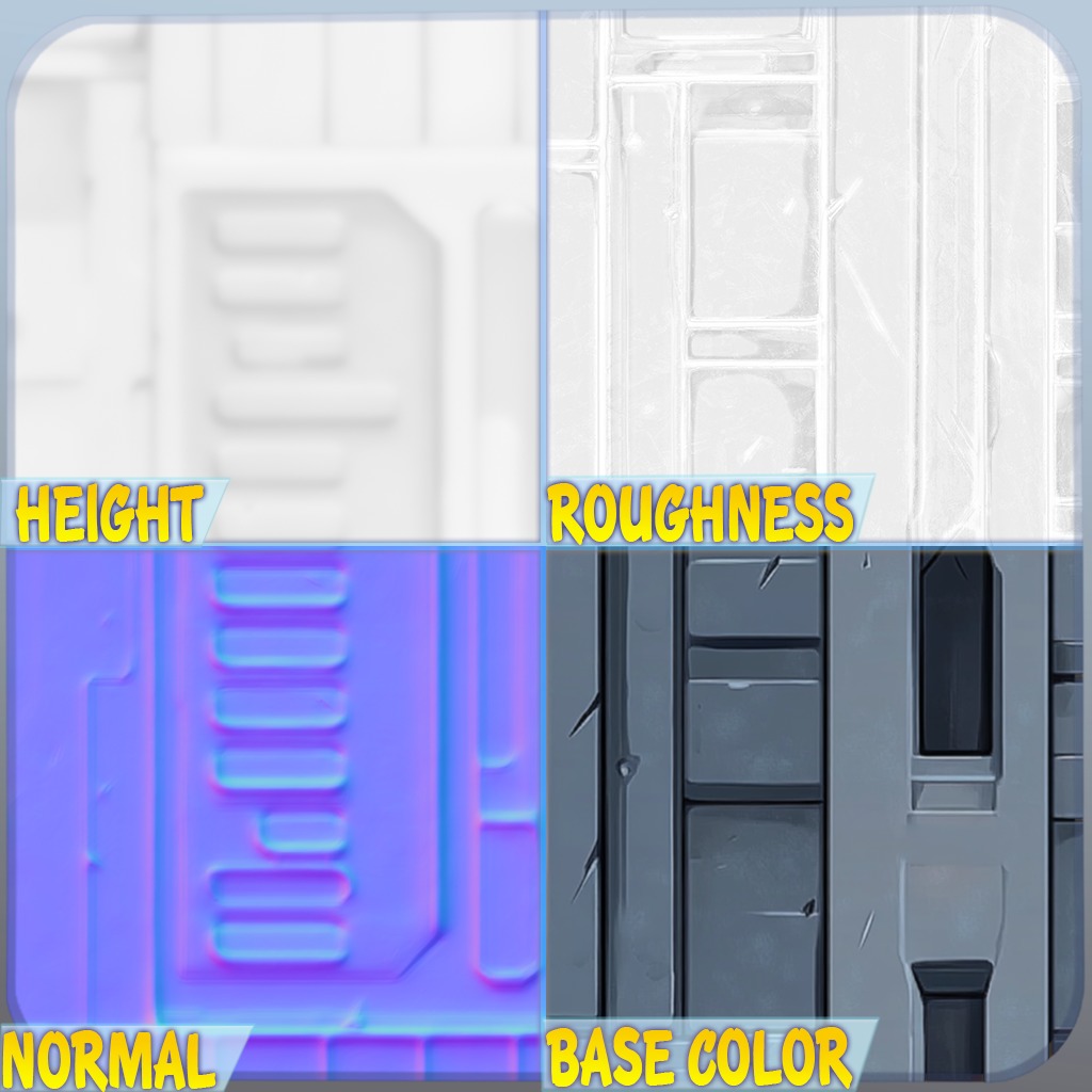 SciFi Seamless Texture Texture_1