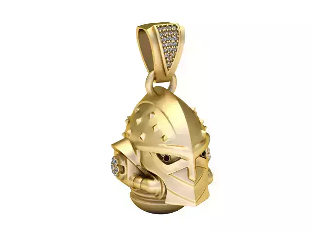 GLORIOUS BEAUTY FACE PENDANT 3D PRINTABLE MODEL 