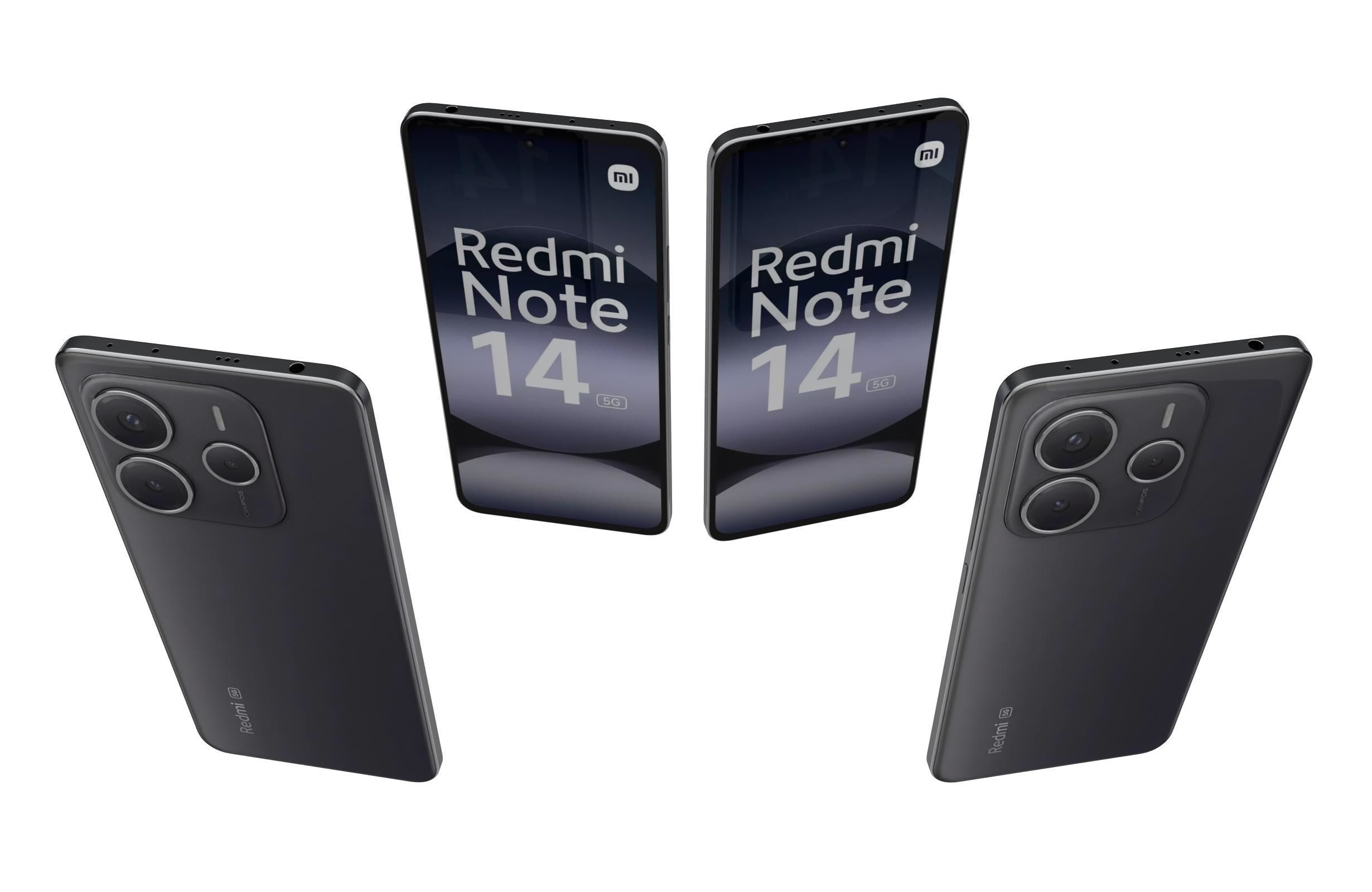 Xiaomi Redmi Note 14 5G Black 3D model_7