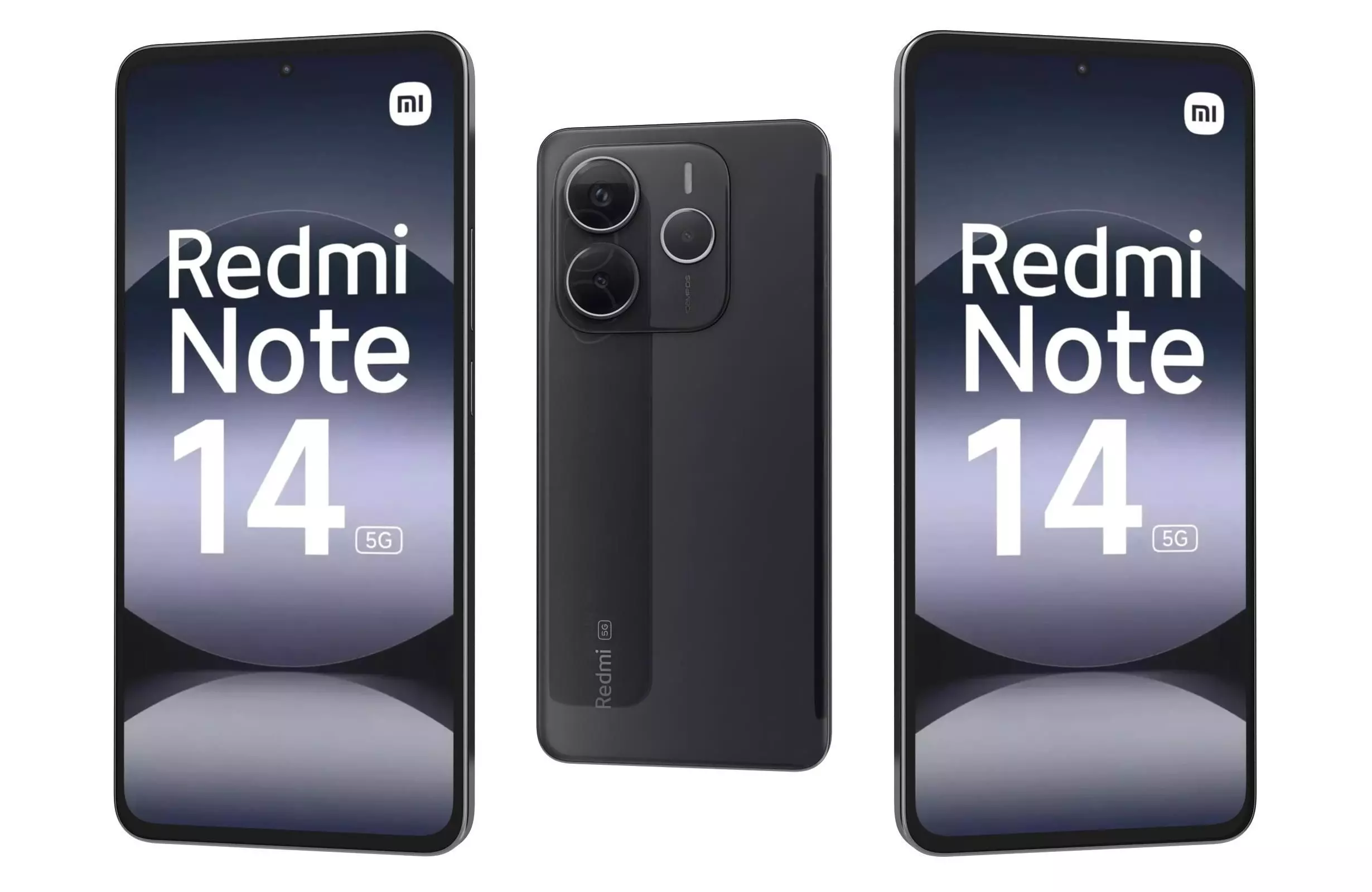 Xiaomi Redmi Note 14 5G Black 3D model_0