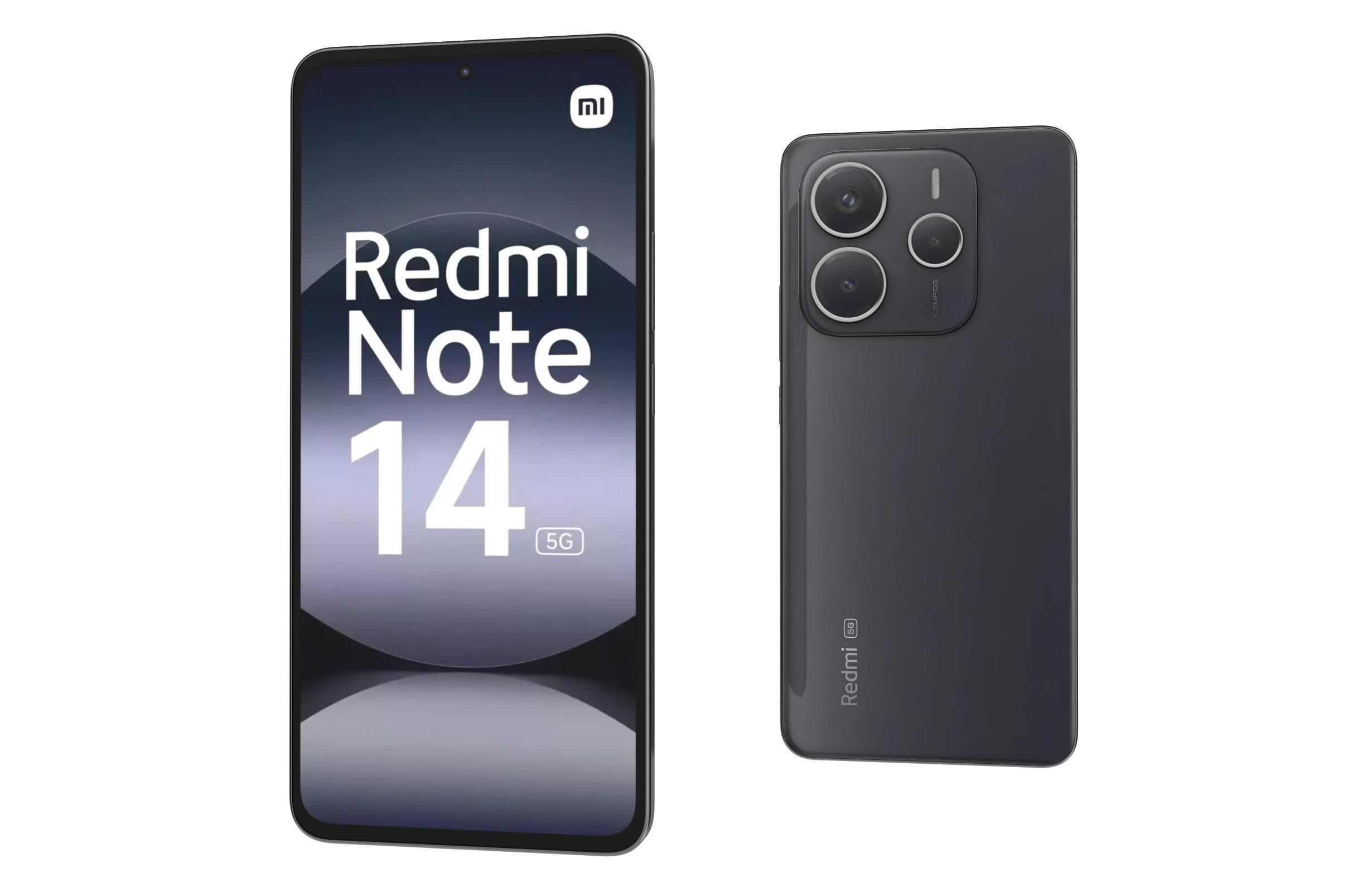 Xiaomi Redmi Note 14 5G Black 3D model_5