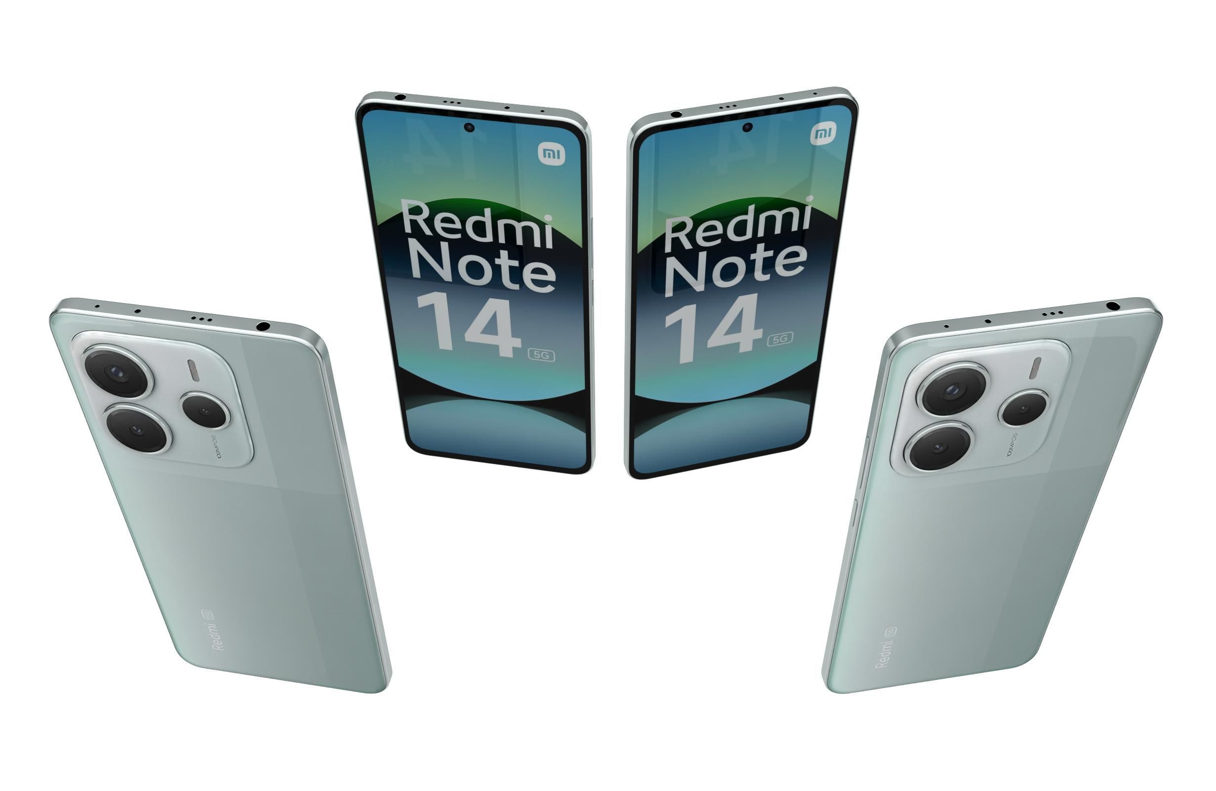 Xiaomi Redmi Note 14 5G Green 3D model_6
