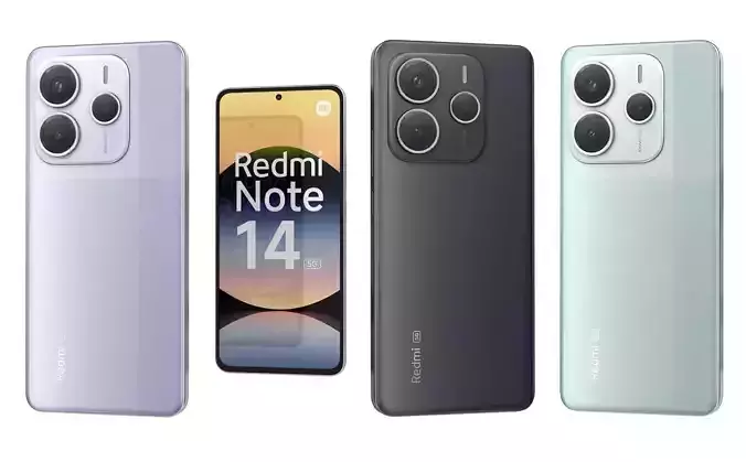 Xiaomi Redmi Note 14 5G All Colors