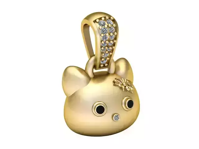 TREADY CUTE PENDANT 3D PRINTABLE MODEL 