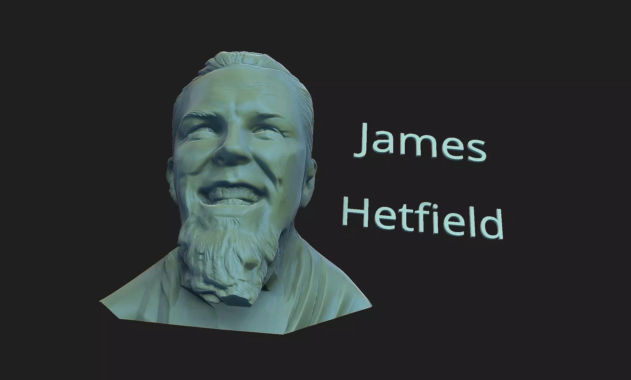 James Hetfield 3D print model_0
